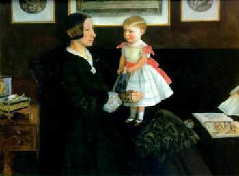 Sir John Everett Millais : Portrait of Mrs James Wyatt